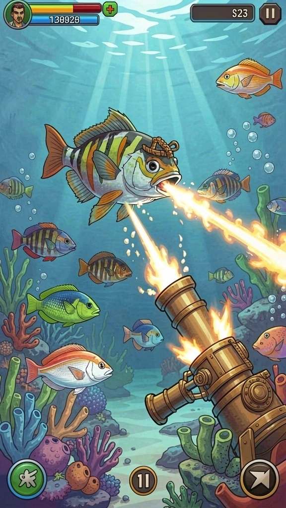 Screenshot memperlihatkan interaksi antar pemain dalam mode multiplayer.