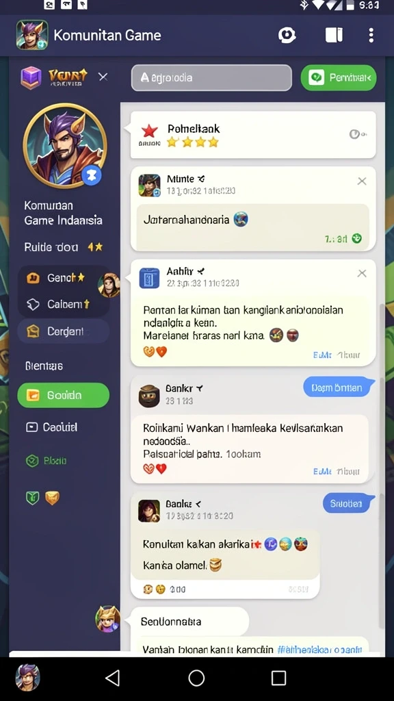 Screenshot menunjukkan pertarungan melawan musuh yang menantang.