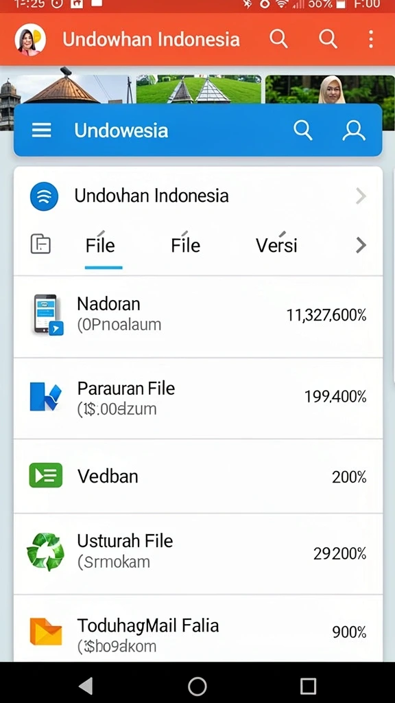 Tampilan game yang menarik dan berwarna-warni.
