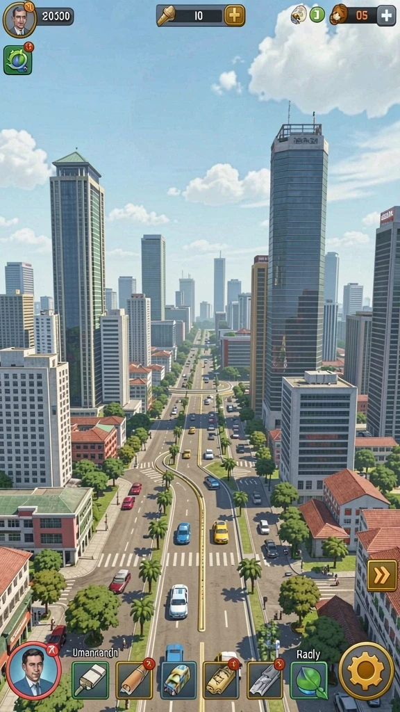 Tampilan antarmuka utama yang menarik.