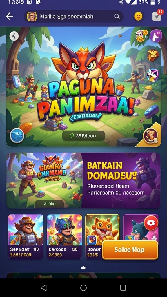 Tampilan antarmuka pengguna yang menarik dan mudah dipahami.