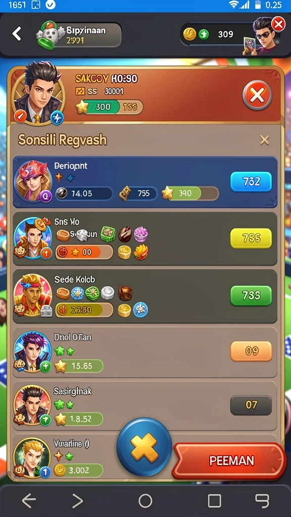 Antarmuka game yang responsif dan mudah dinavigasi.