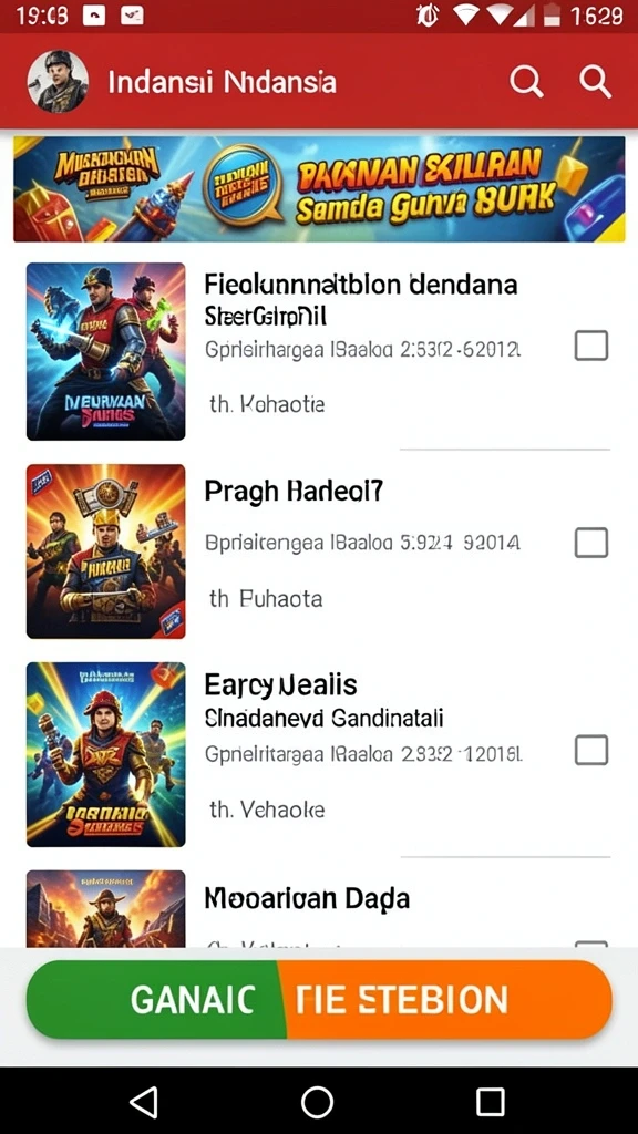 Karakter unik yang membuat setiap permainan lebih seru.