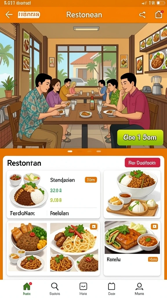 Tampilan awal aplikasi ANGKASA168 yang menarik.
