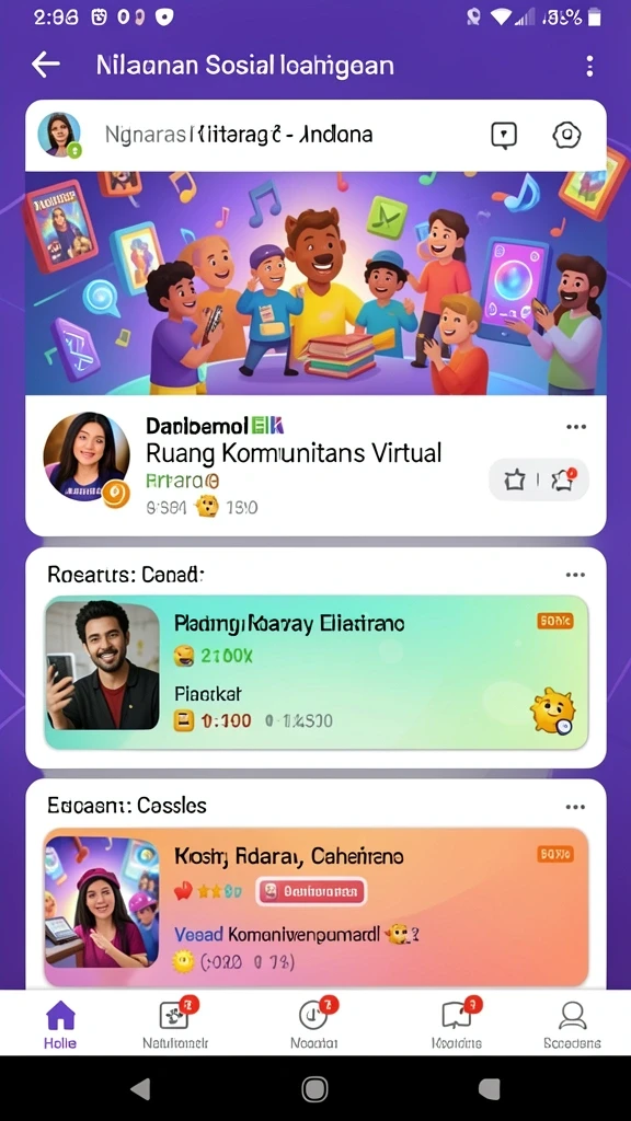 Tampilan antarmuka yang menarik dan mudah digunakan.