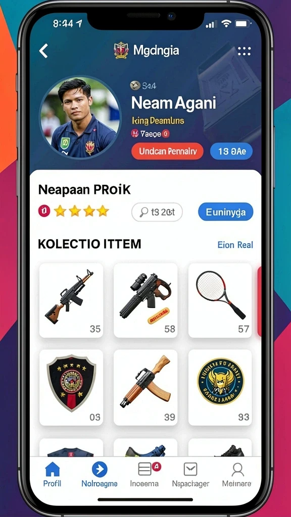 Tampilan antarmuka yang intuitif dan menarik.