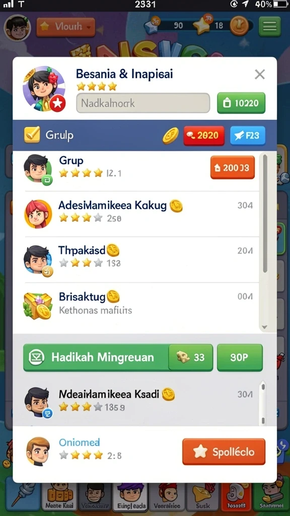 Mode permainan yang beragam dan menghadirkan tantangan menarik.