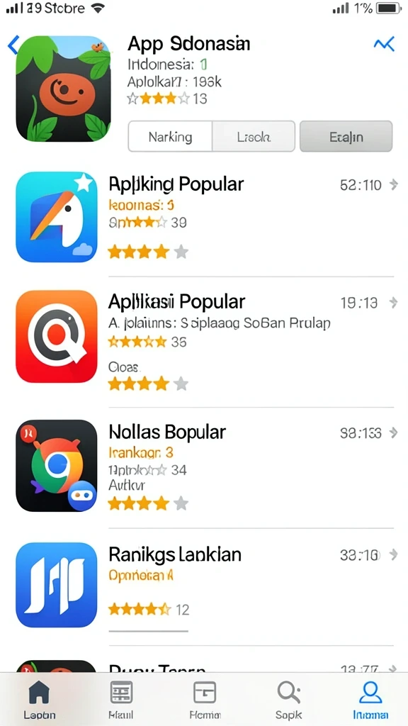 Tampilan antarmuka pengguna yang intuitif dan menarik.