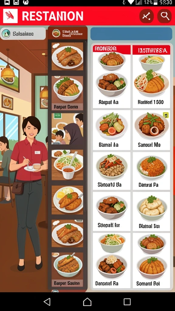 Antarmuka yang ramah pengguna memudahkan navigasi dalam DEWI11.