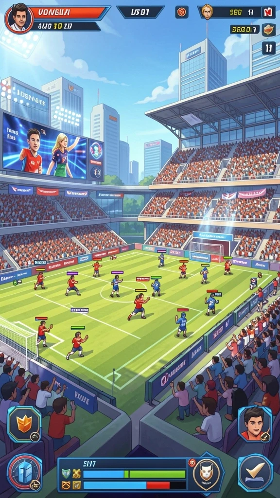 Tampilan grafik yang menawan dan detail.