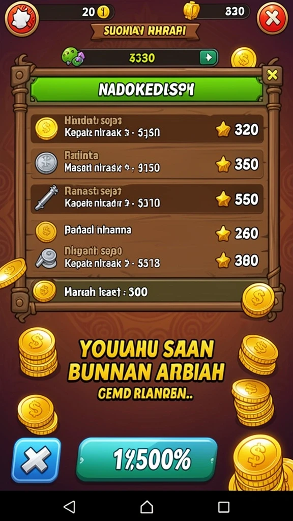 Tampilan antarmuka pengguna yang menarik dan sederhana.