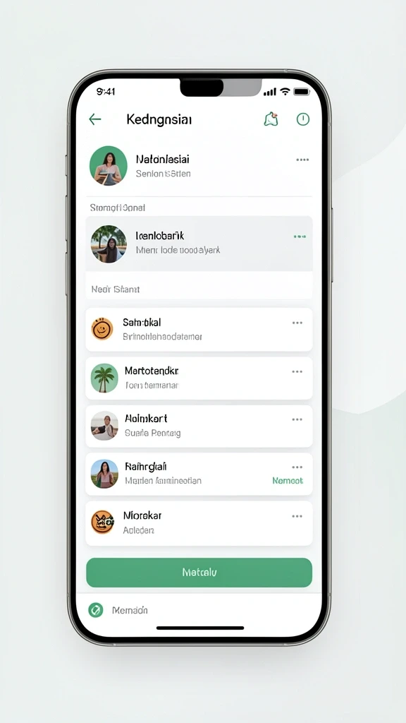 Menu permainan yang beragam dan mudah diakses.