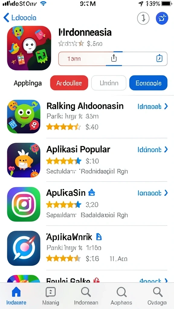 Tampilan utama aplikasi IDNSERU yang menarik.