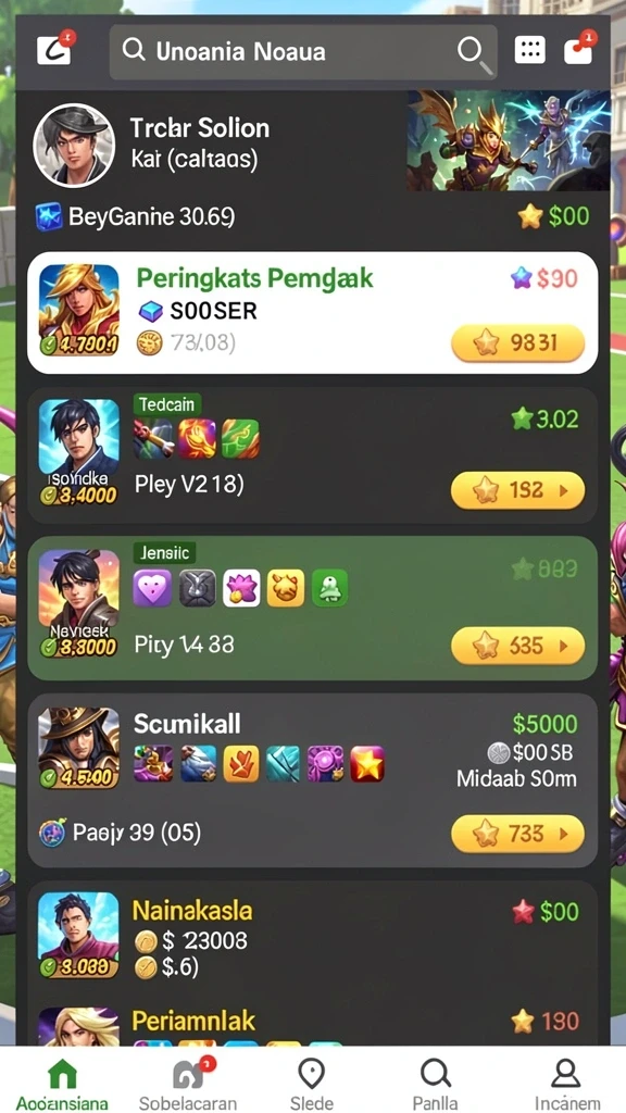 Tampilan pertama yang memukau dengan desain karakter yang menarik.