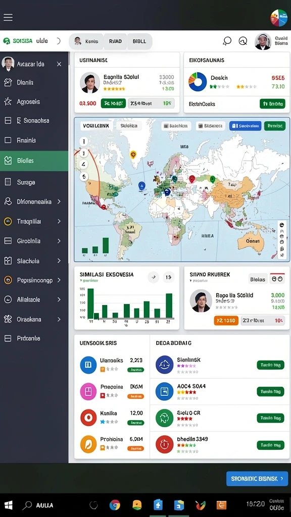 Tampilan interface pengguna yang intuitif dan mudah dipahami.