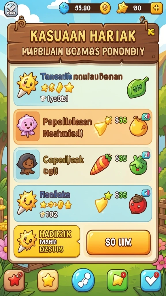 Tampilan antarmuka yang intuitif dan mudah dipahami.
