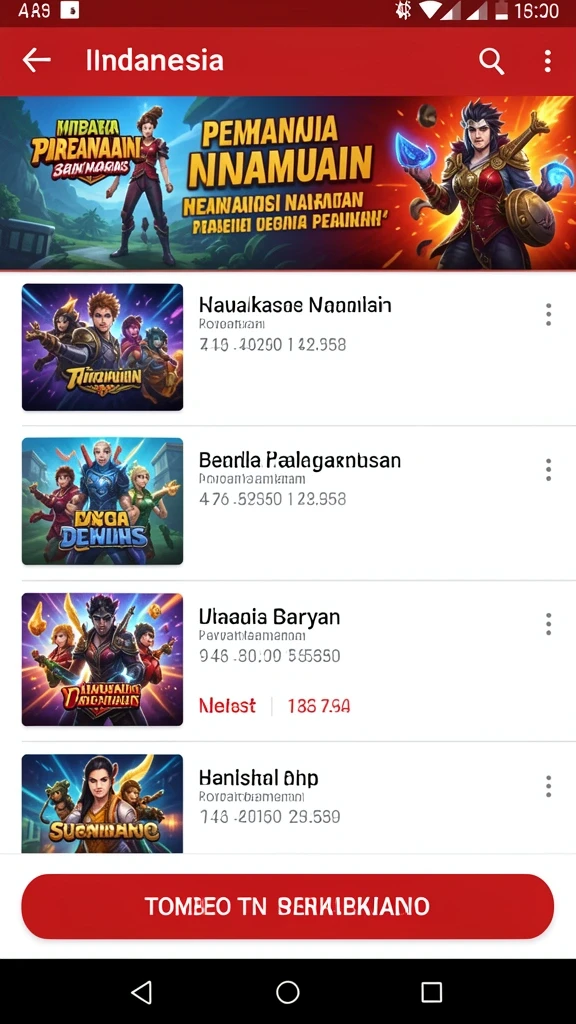 Tampilan antarmuka yang intuitif dan menarik.