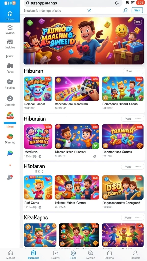 Berbagai mode permainan yang menantang dan seru.