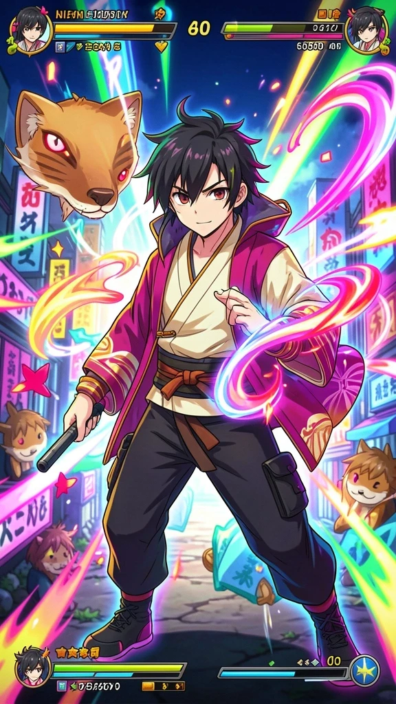 Screenshot gameplay yang menampilkan aksi seru.