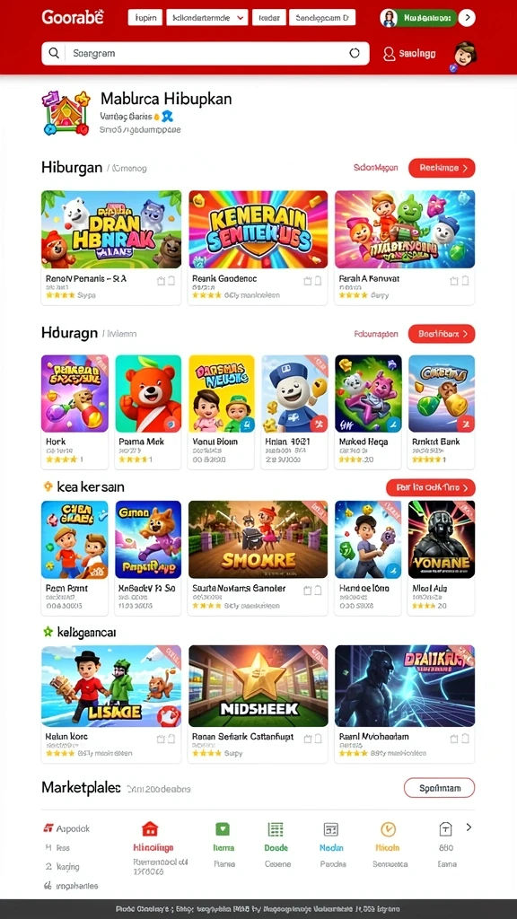 Karakter-karakter unik yang bisa dipilih dalam permainan.