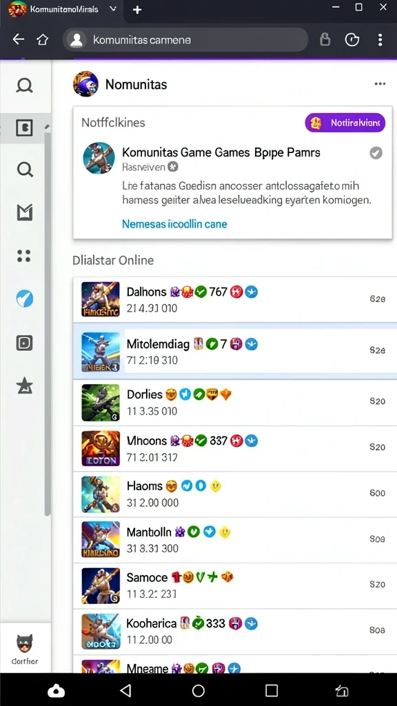Mode permainan yang menantang dan seru.