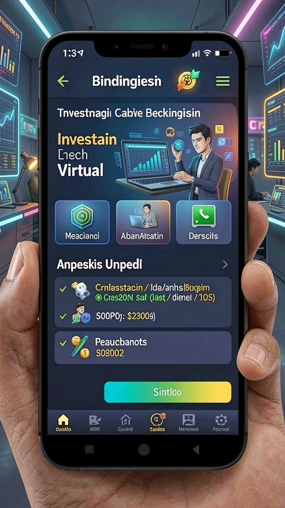Tampilan awal yang menarik dan intuitif.
