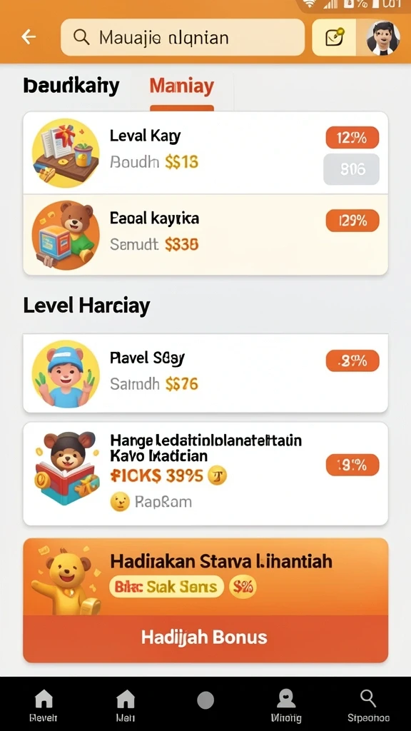 Tampilan awal RICIS77 yang menarik dan penuh warna.