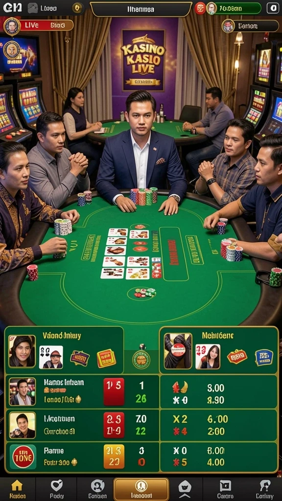 Fitur interaksi sosial dengan teman-teman dalam permainan.