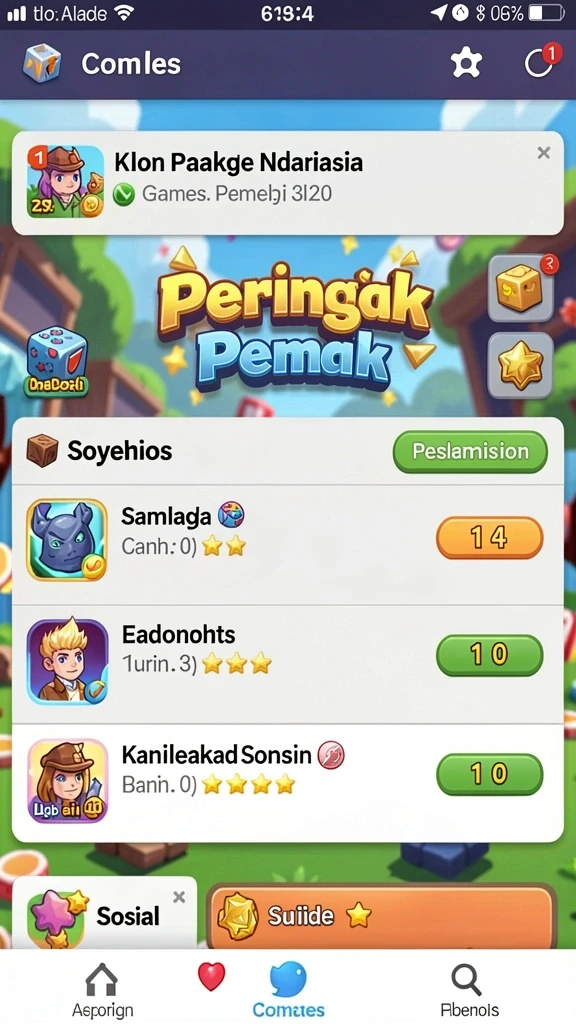 Level yang beragam dan tantangan menarik untuk dijelajahi.