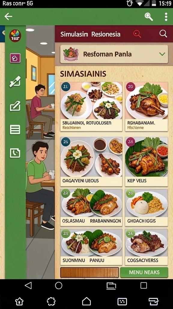 Tangkapan layar pertarungan melawan musuh yang menantang.