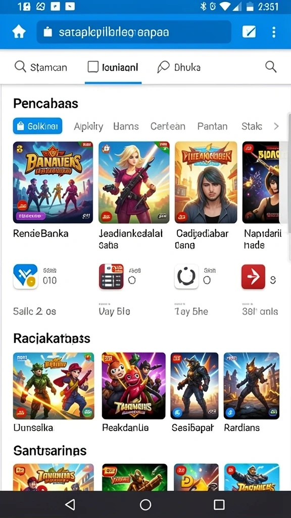 Level menantang yang memacu adrenalin.