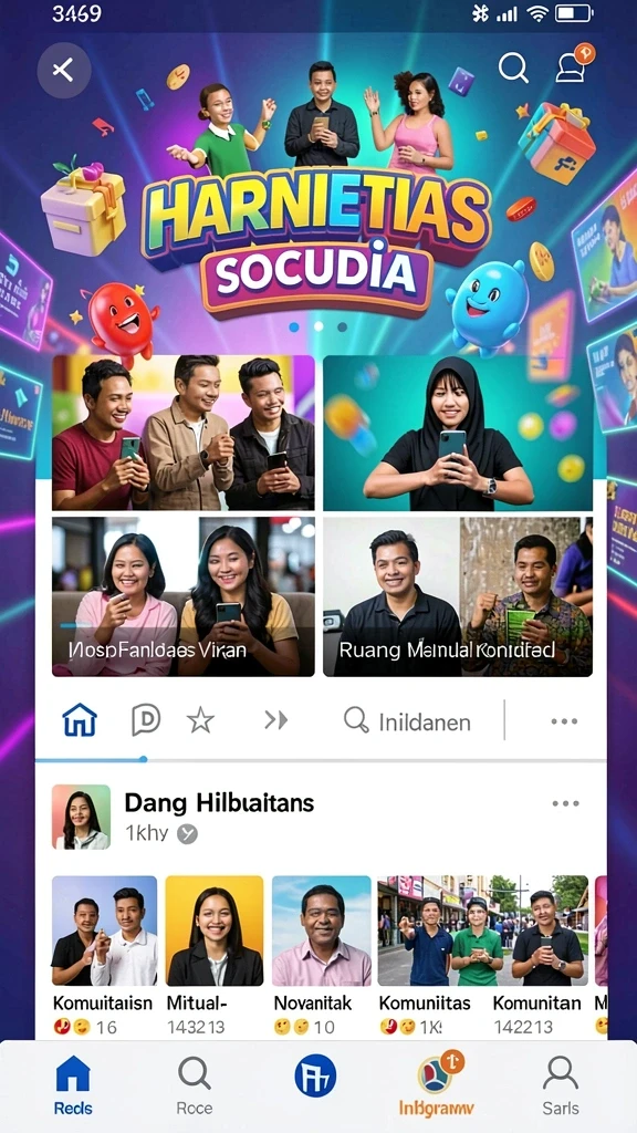 Tampilan antarmuka pengguna yang menarik dan mudah digunakan.
