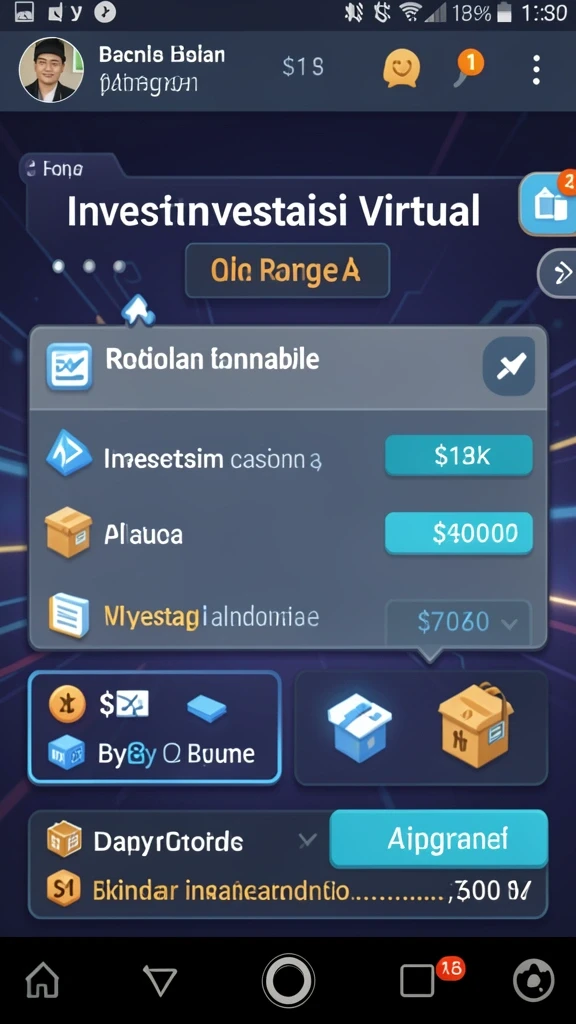 Karakter dengan desain unik dan menarik.