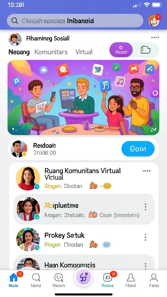 Fitur multiplayer memungkinkan Anda bersaing dengan teman.